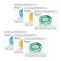 Pears Variety 6 Pack - Pure and Gentle Bar Soap with Glycerin - Includes Lemon Flower, Mint Extracts, and Amber - Soap Bar for Women and Men - 6 pc Beauty & Personal Care Pears