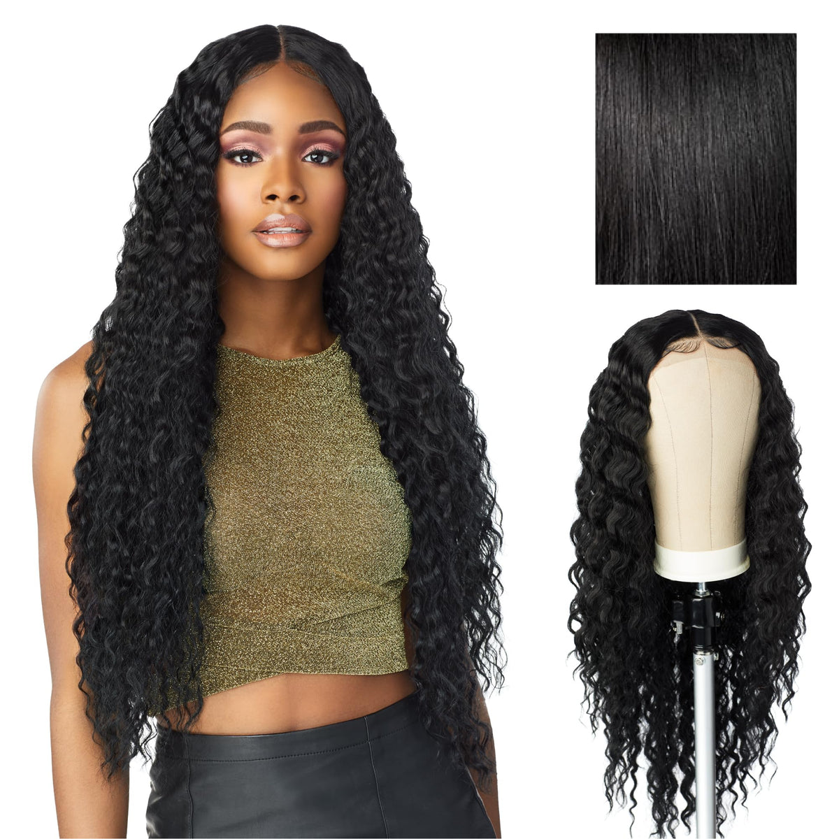 Sensationnel Butta LaceWig-Unit 3, Jet Black 1