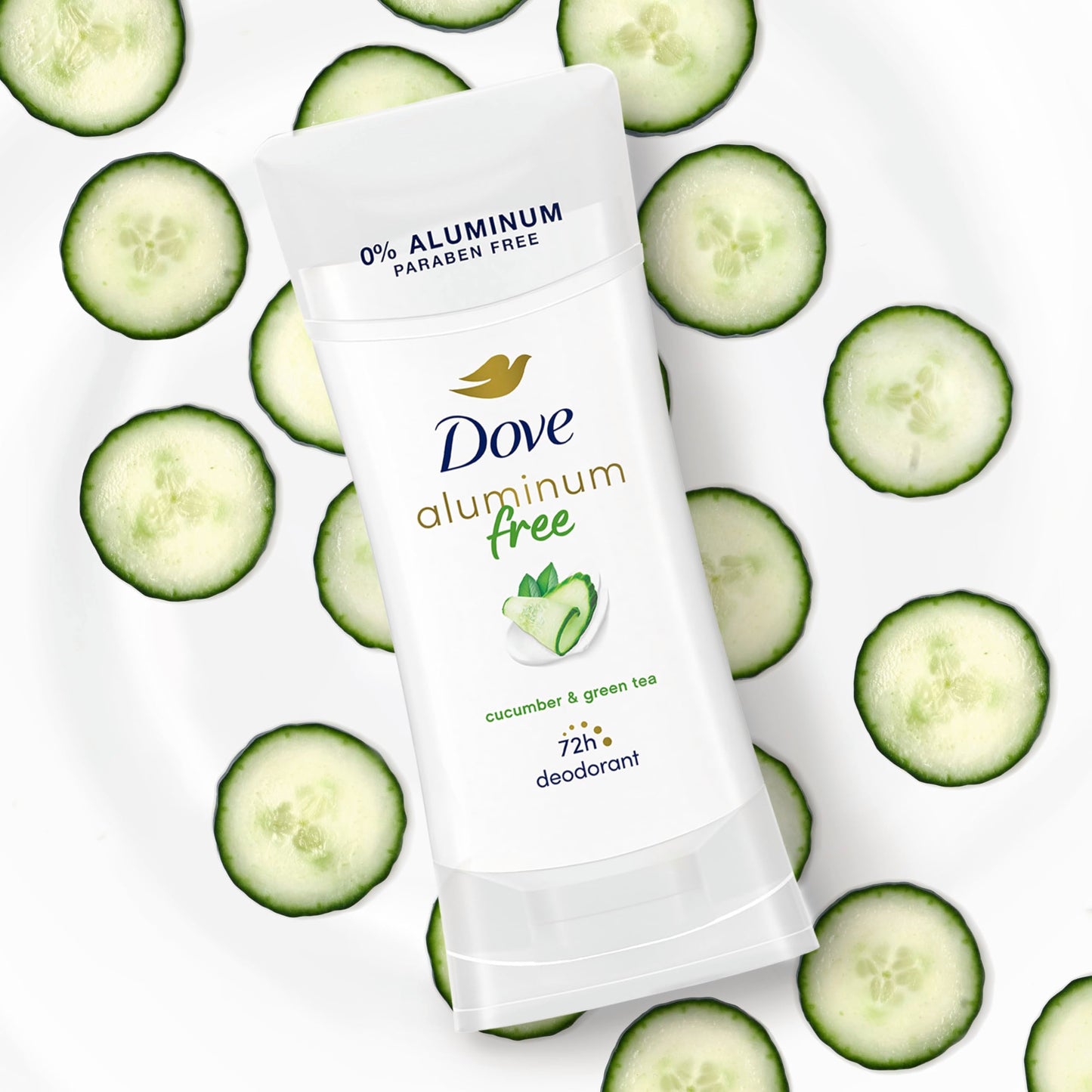 Dove Deodorant for Women 2 Count Cucumber & Green Tea Moisturizers Aluminum Free Deodorant with 24-hour Odor Protection 2.6 oz Beauty and Personal Care Dove