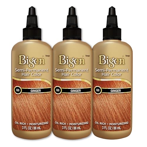 G5 Ginger Bigen Semi Permanent Hair Color (3 Pack) Beauty & Personal Care Bigen