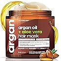 Artnaturals Argan Hair Mask Conditioner - (8 Oz/226g) - Deep Conditioning Treatment - Organic Jojoba Oil, Aloe Vera & Keratin - Repair Dry, Damaged Beauty & Personal Care Artnaturals