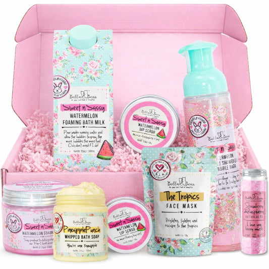 Bella & Bear Mini Mystery Box - Surprise Beauty & Bath Gift Set for Women - $60+ Value, Cruelty-Free & Vegan, Perfect Self-Care or Gift Idea (Mini Beauty and Personal Care Bella and Bear
