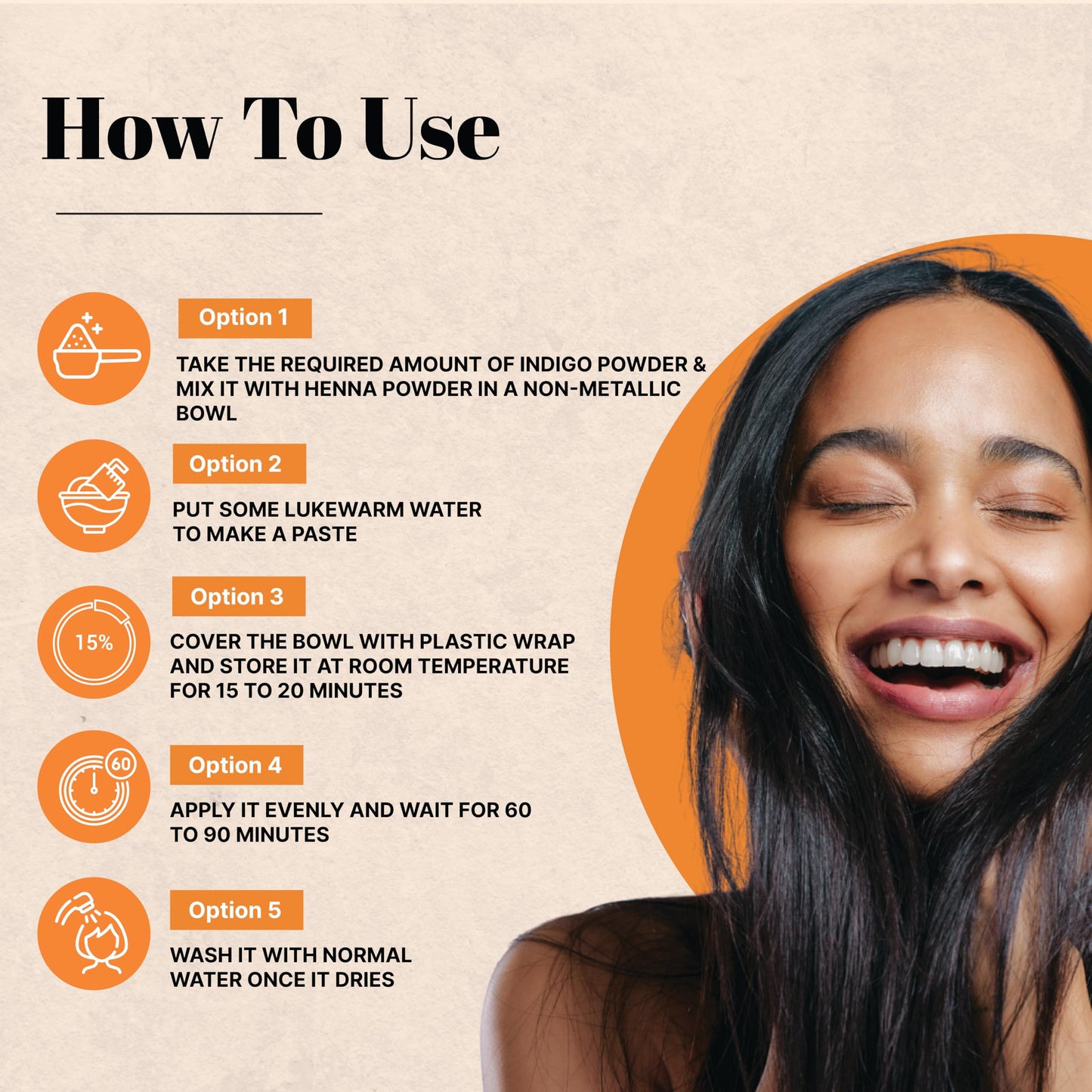 Just Jaivik 100% Organic Indigo Powder - 227 gms / 1/2 LB Pound / 08 Oz - Indigofera Tinctoria- A 100% Organic Hair Dye - Color your hair dark brown Beauty & Personal Care Just Jaivik