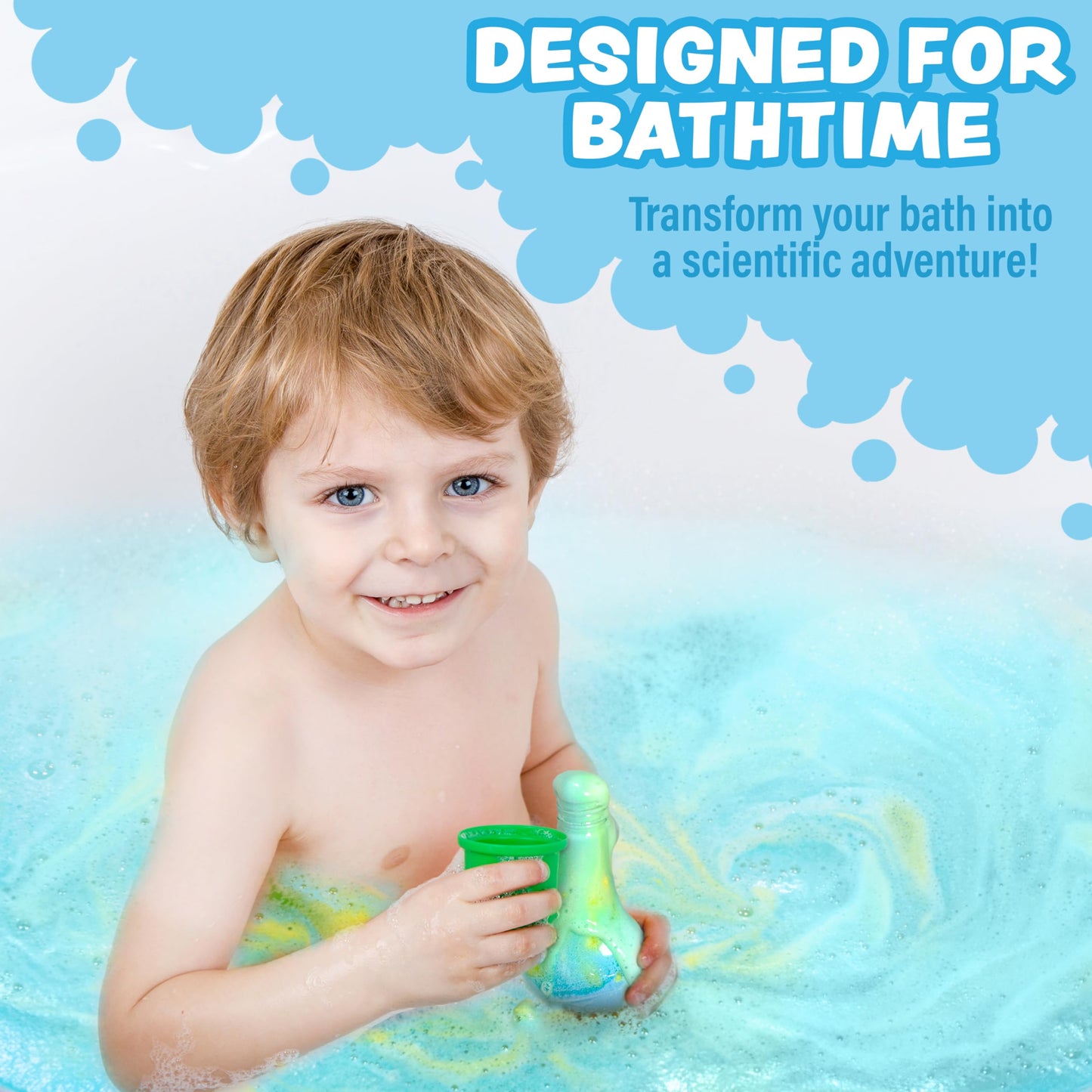 Tub Works® Kids Bath Bomb Potion™ Bath Toy, Variety 6 Pack | Nontoxic | Fizzes, Foams & Bubbles with an Eruption of Color | Interactive Bath Bombs | Beauty and Personal Care Tub Works