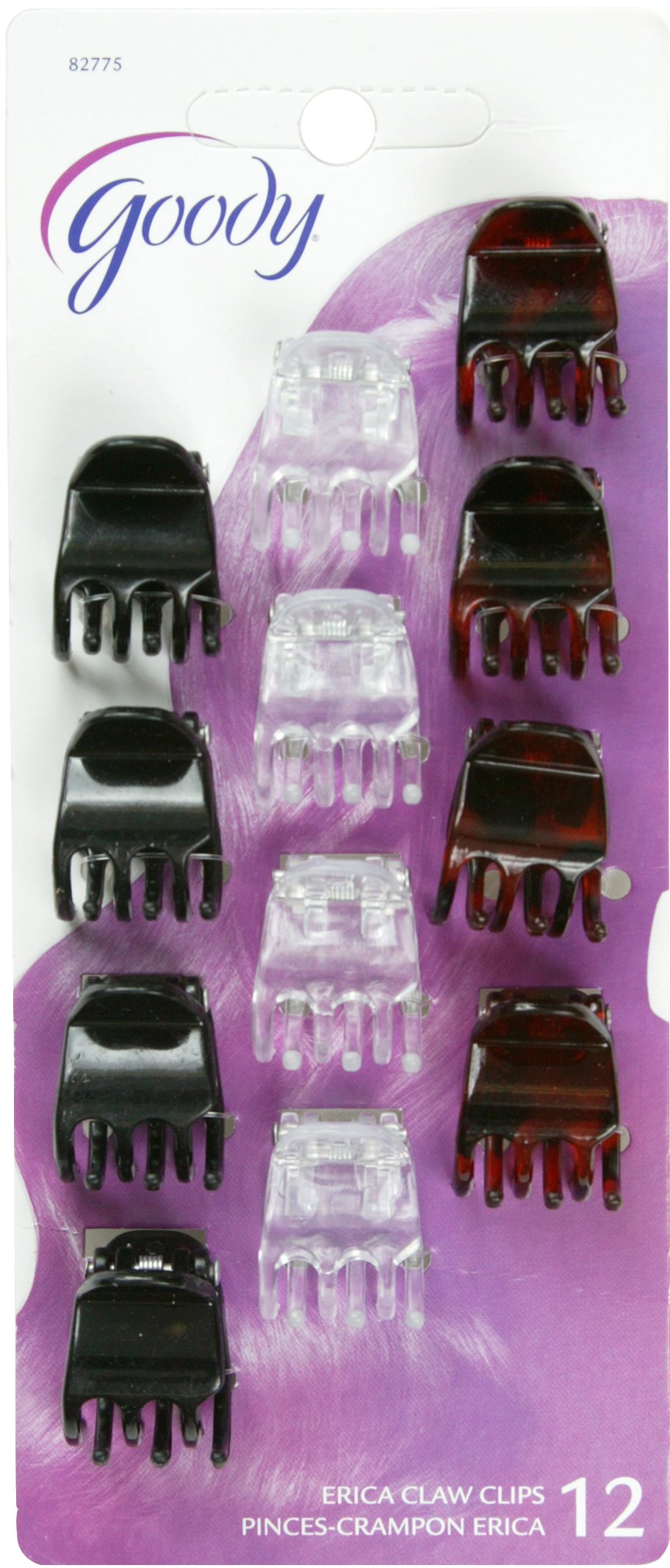 Goody Classics Claw Hair Clip, 3 Prong Mini, 12Count (Pack Of 6) Beauty & Personal Care GOODY
