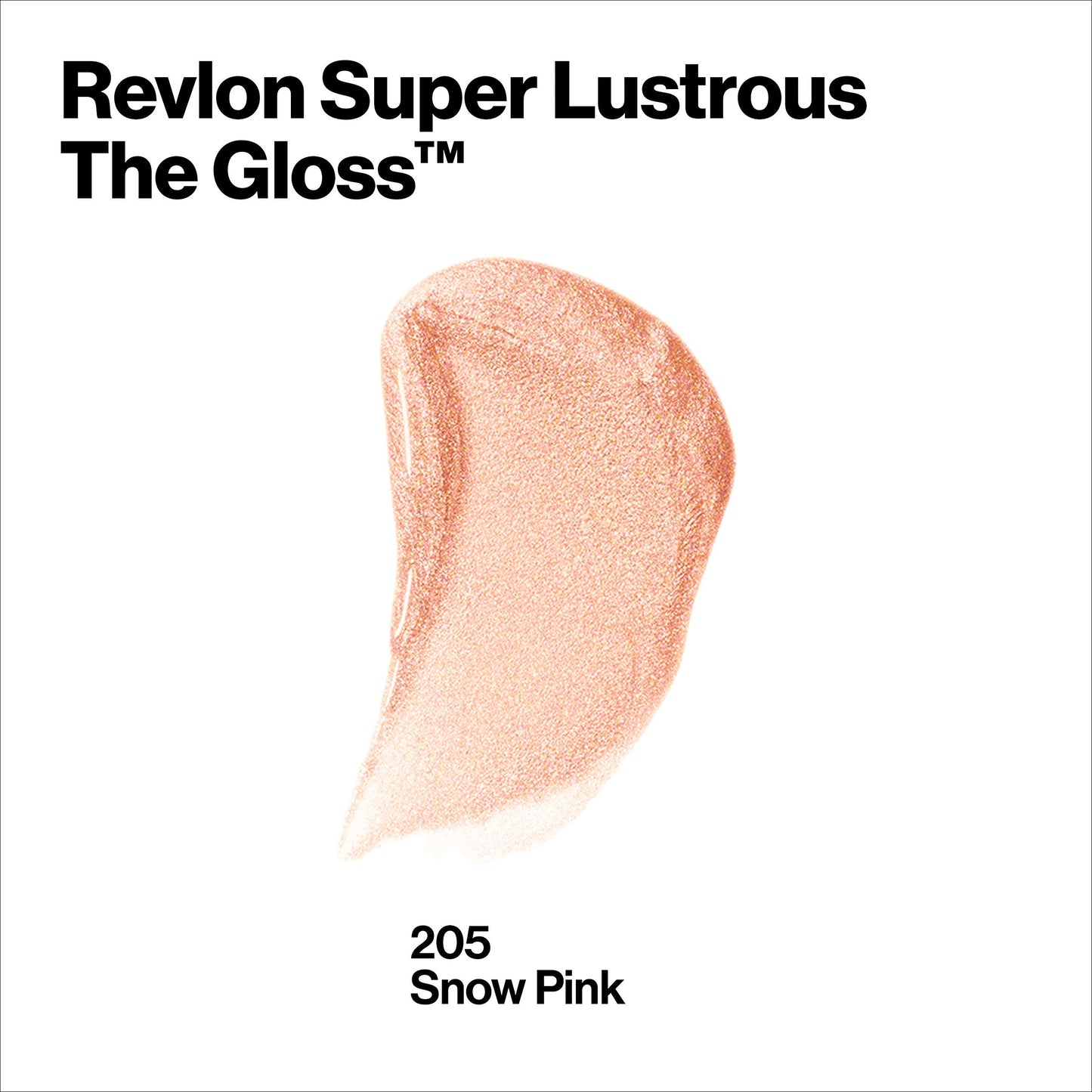 Revlon Super Lustrous The Gloss - 205 Snow Pink, 0.13 oz Beauty & Personal Care REVLON