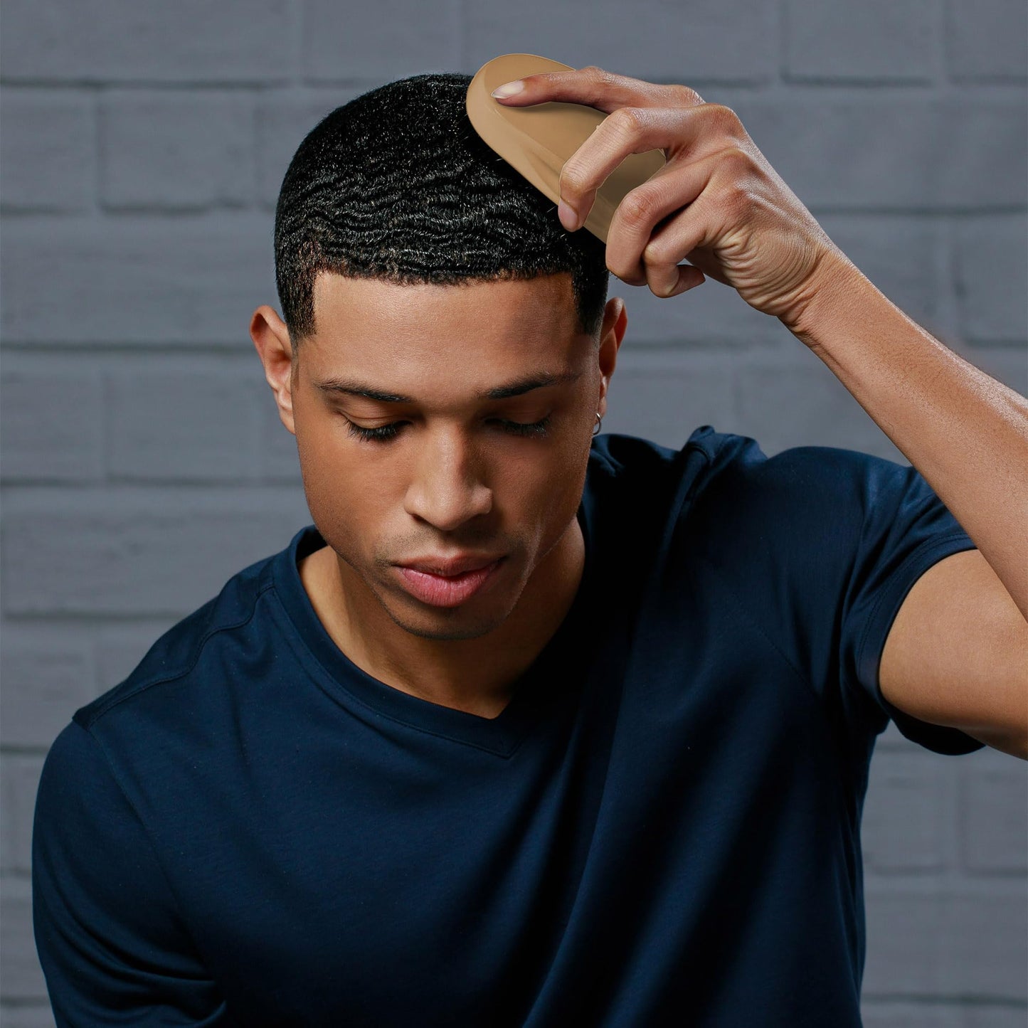 Diane Reinforced Boar Bristle Military Wave Brush for Men and Barbers - Hard Bristles for Thick to Coarse Hair - Use for Detangling, Smoothing, Wave Beauty & Personal Care Diane