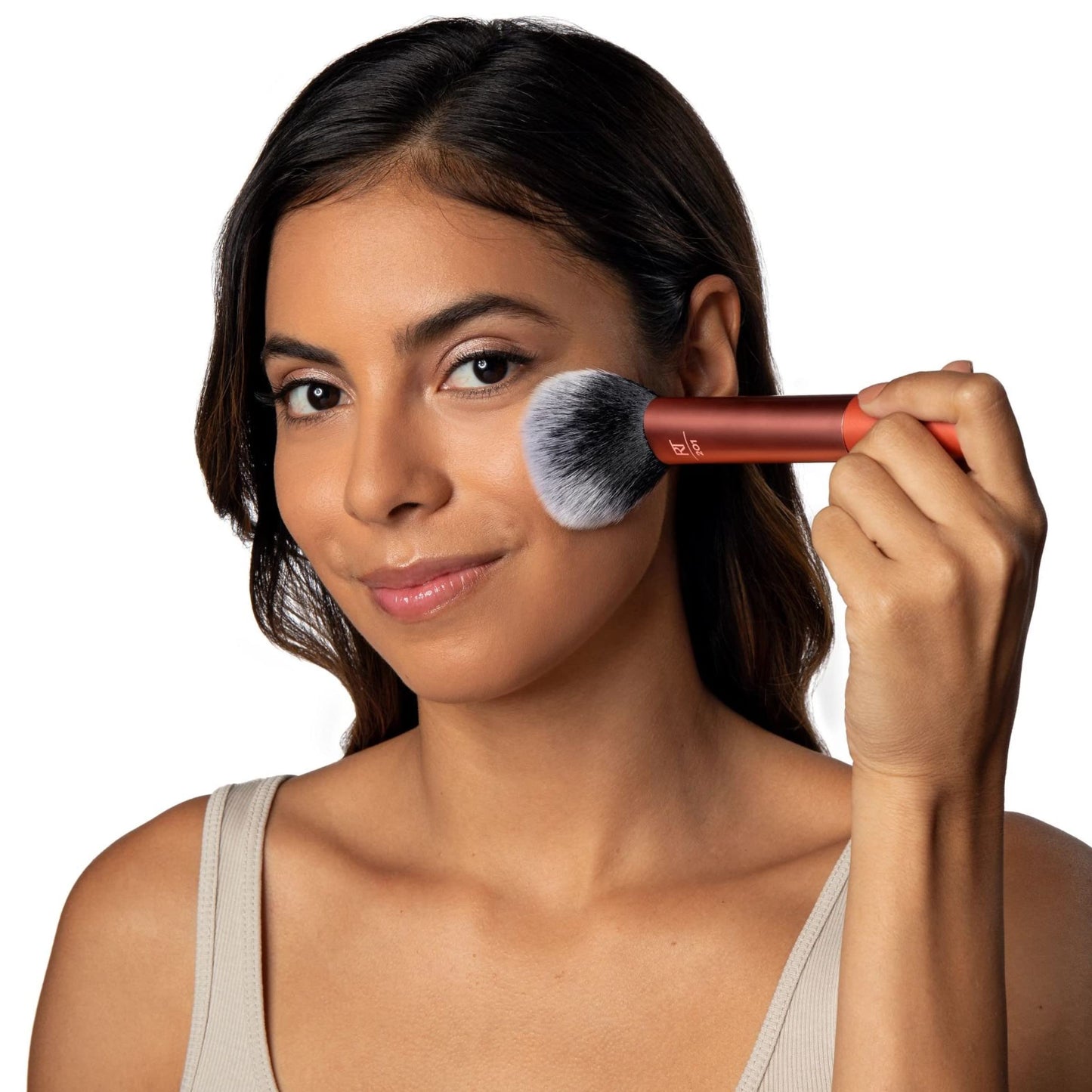 Real Techniques Powder Brush, Ultra Plush Synthetic Bristles, Aluminum Ferrules to Build Coverage, Cruelty Free, Mattified Finish, For Foundation Beauty & Personal Care Real Techniques