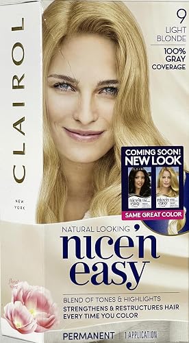 Clairol Nice 'n Easy Permanent Color [9] Light Blonde 1 Kit Beauty & Personal Care Clairol