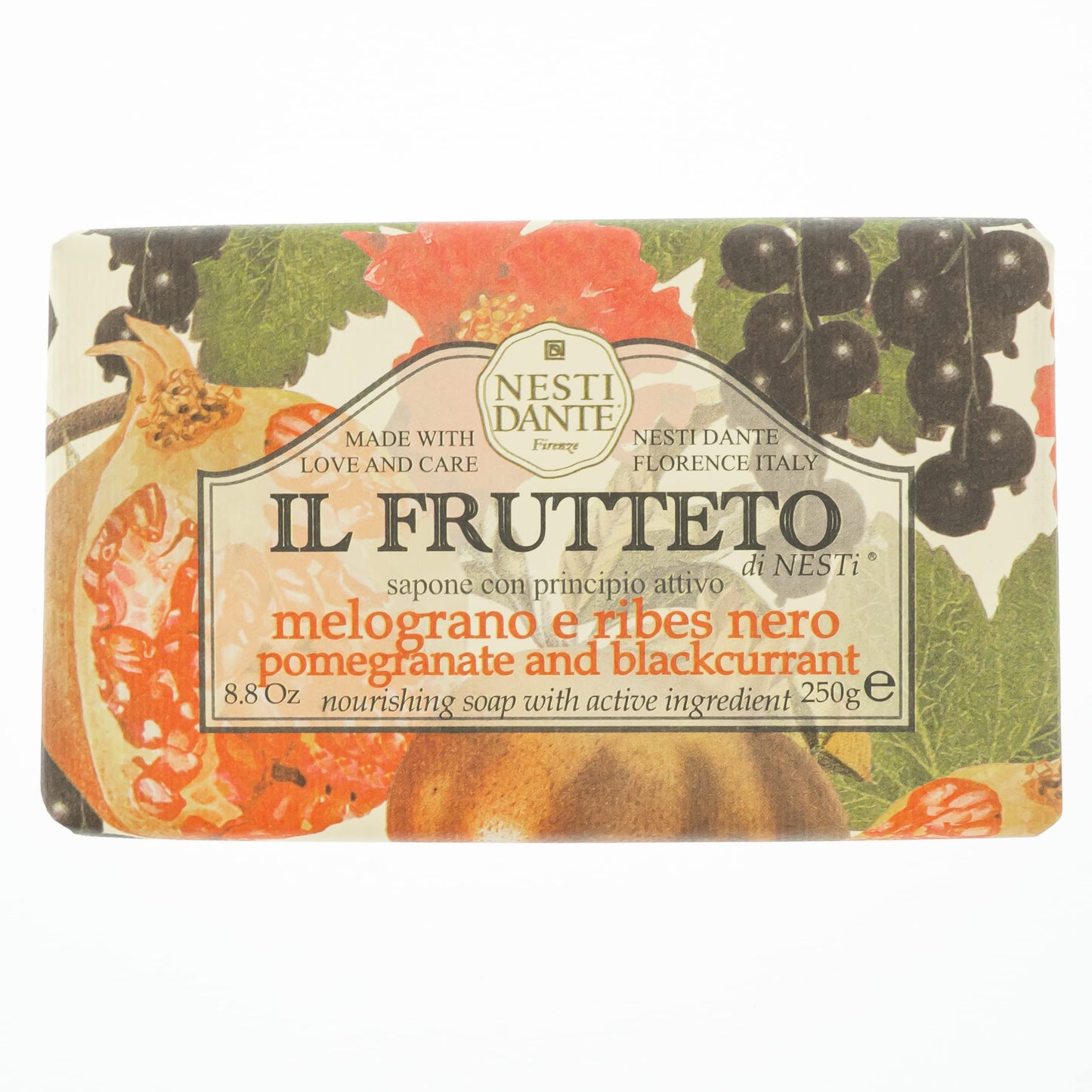 Nesti Dante Nesti dante il frutteto nourishing soap - pomegranate and blackcurrant, 8.8oz, 8.8 Ounce Beauty & Personal Care Nesti Dante