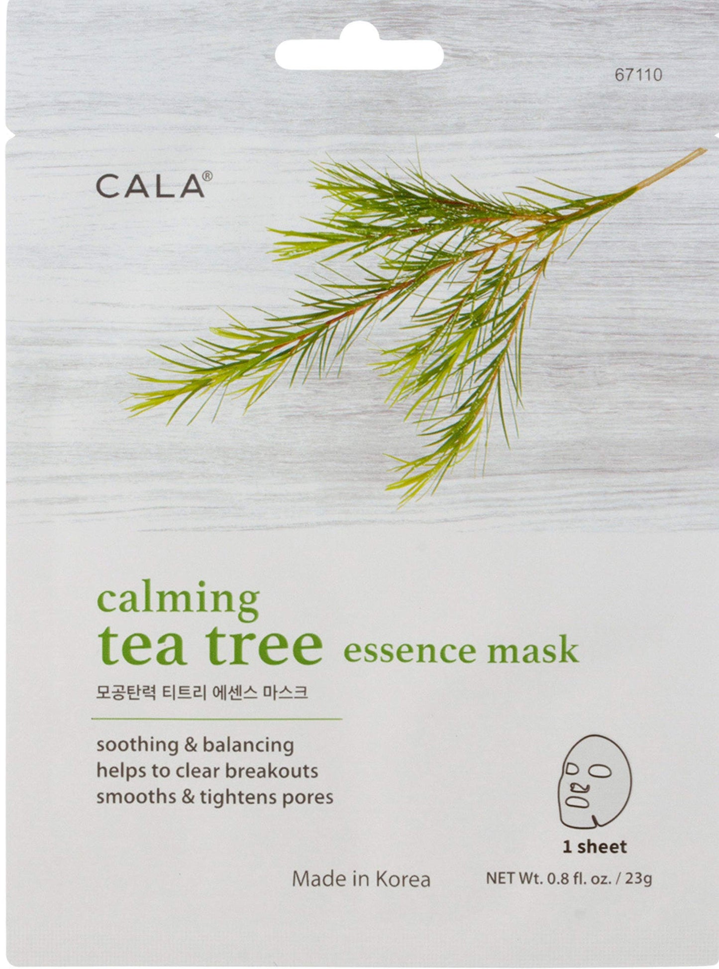 Cala Tea tree essence mask sheets 5 count, 5 Count Beauty & Personal Care Cala