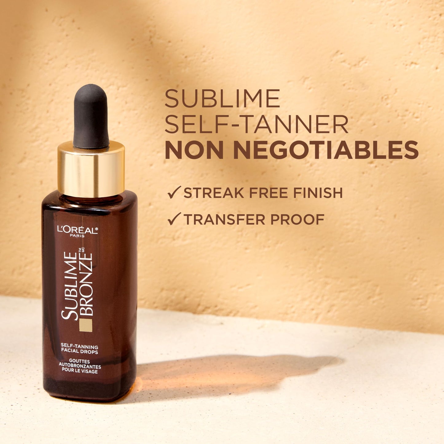 L'Oreal Paris Sublime Bronze Self Tanning Facial Drops with Hyaluronic Acid, Gradual Tan, Fragrance-Free, 1 fl. Oz Beauty & Personal Care L'Oreal Paris