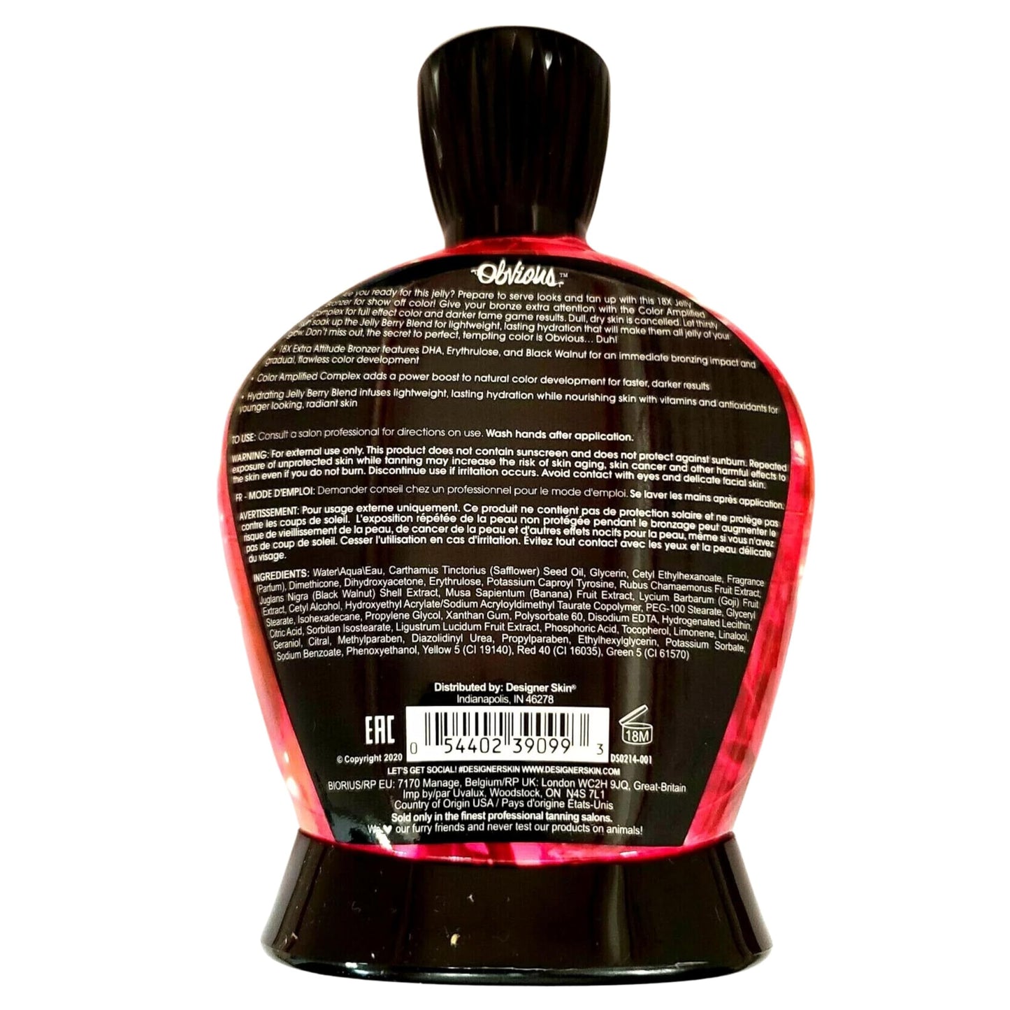 Australian Gold Designer Skin Obvious 18X Bronzer Tanning Bed Lotion 13.5 ounces Beauty & Personal Care Australian Gold