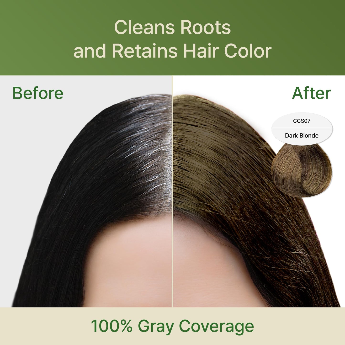 Red by Kiss Color Change Shampoo - Permanent Hair Color with 100% Gray Coverage, Quick 7-10 Minute Formula, No Tools Needed, Herbal Extracts, Includes Beauty & Personal Care Red by Kiss