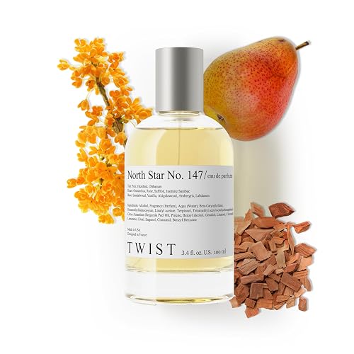 Twist North Star No. 147 - Eau De Parfum Inspired by Amoua. Guidance, Long-Lasting Perfume For Women & Men, Pear & Hazelnut, Vegan, Clean Ingredients Beauty & Personal Care HOUSE OF TWIST