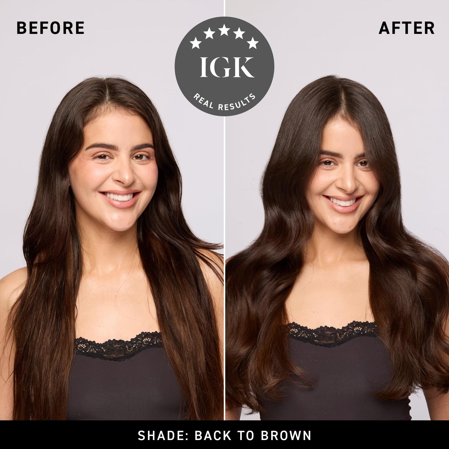IGK Permanent Hair Color Kit | 5N Back To Brown Natural Brown | Salon-Quality Permanent Hair Dye | 100% Gray Hair Coverage | Ammonia-Free Color Beauty & Personal Care IGK