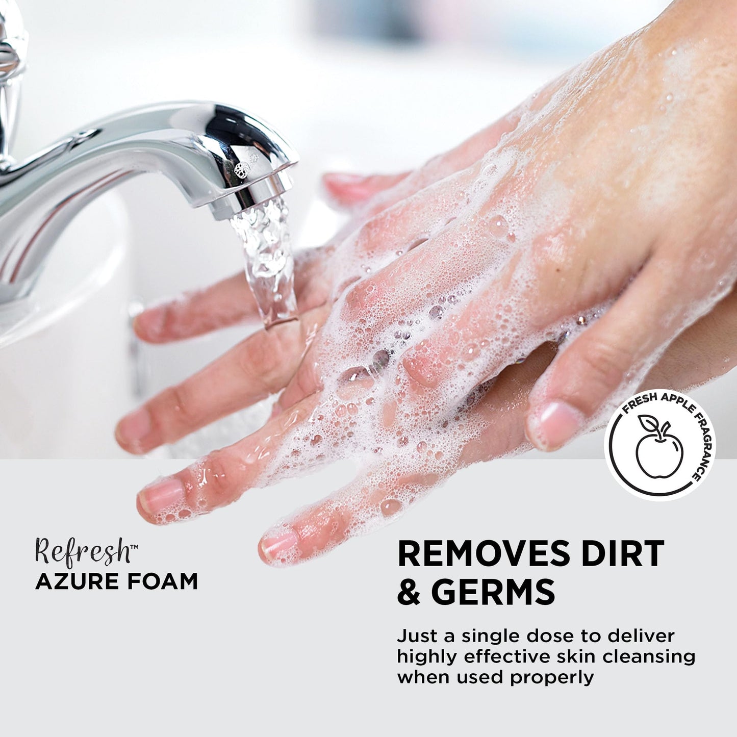 SC Johnson Professional REFRESH AZURE FOAM HAND SOAP 1.2 LITER TOUCH FREE, 3 PACK Beauty & Personal Care SC Johnson Professional