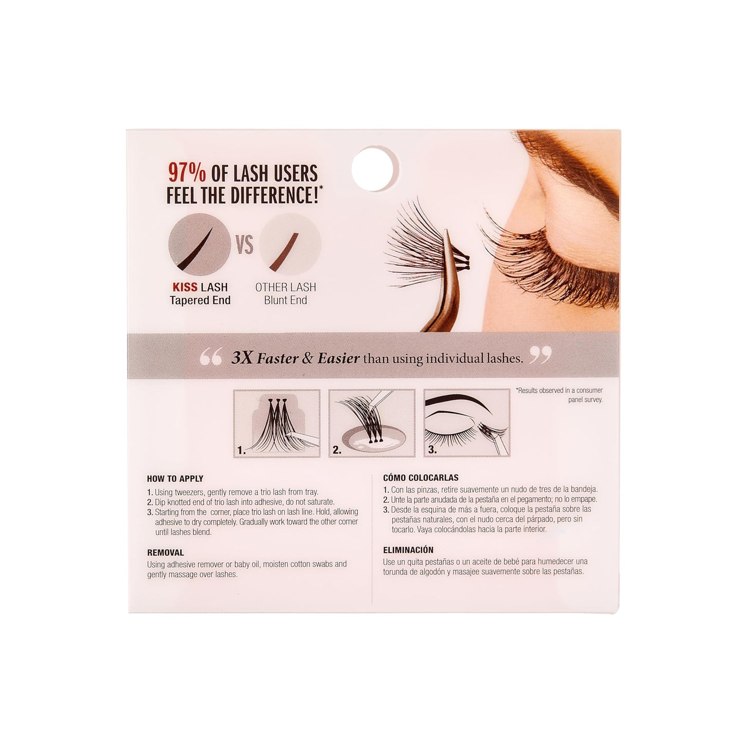 Kiss Ever-Ez Trio Lashes Medium Combo (2 Pack) Beauty & Personal Care KISS