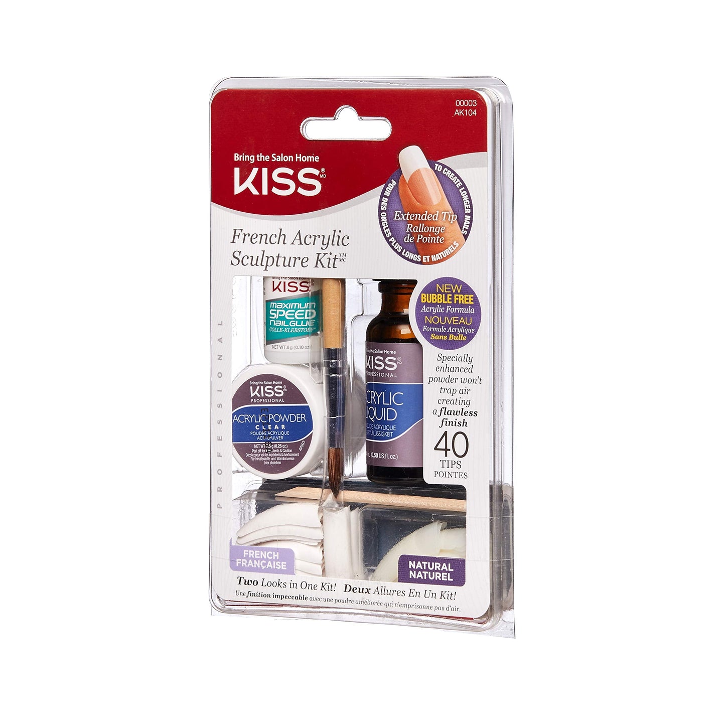Kiss French Acrylic Sculpture Kit (2 PACK) Beauty & Personal Care Kiss