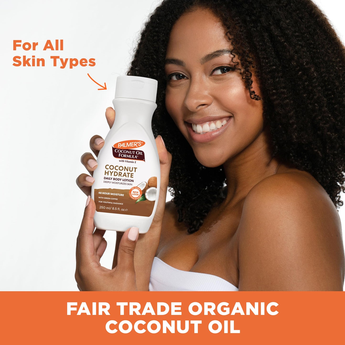 Palmer's Coconut Oil Formula Body Lotion for Dry Skin, Hand & Body Moisturizer with Green Coffee Extract & Vitamin E, Flip Cap Bottle, 8.5 Fl Oz (Pack Beauty & Personal Care Palmer's