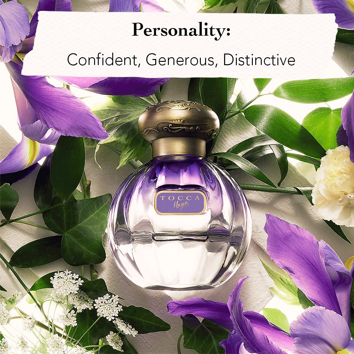 Tocca Women's Perfume, Maya Fragrance, 0.68 oz (20 ml) - Warm Floral, Wild Iris, Blackcurrant, Patchouli Heart - Hand-Finished Bottle Beauty & Personal Care Tocca