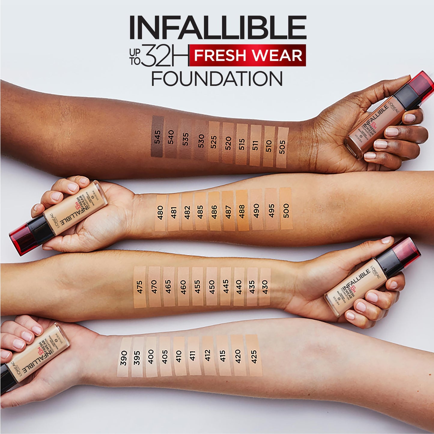 L'Oreal Paris Makeup Infallible Up to 32 Hour Fresh Wear Lightweight Foundation, 460 Golden Beige, 1 Fl Oz, Packaging May Vary Beauty & Personal Care L'Oreal Paris