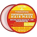 Arvazallia Fortifying Protein Hair Mask and Deep Conditioner with Argan Oil and Macadamia Oil Hair Repair Treatment for Damaged, Brittle, or Thinning Beauty & Personal Care Arvazallia
