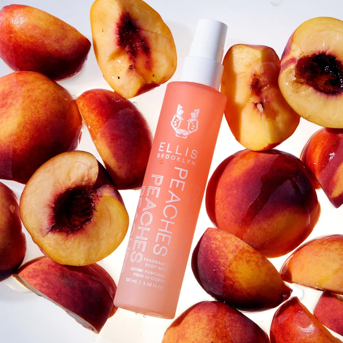 Ellis Brooklyn PEACHES Fragrance Mist - Fruity Floral Perfume Mist For Women with Sweet Peach, Rosebud, & Sandalwood, Vegan Perfume Made In The USA, Beauty & Personal Care Ellis Brooklyn