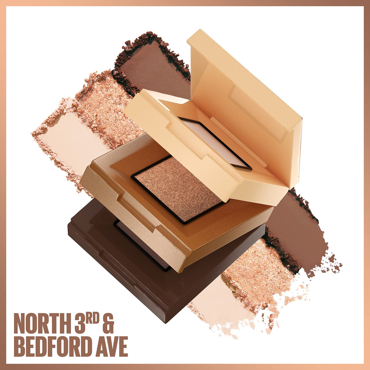 Maybelline New York Shadow Blocks Shadow Blocks Eyeshadow Palette, Stacked Eye Shadow Trio, North 3rd & Bedford Ave, 0.08 oz Beauty & Personal Care MAYBELLINE