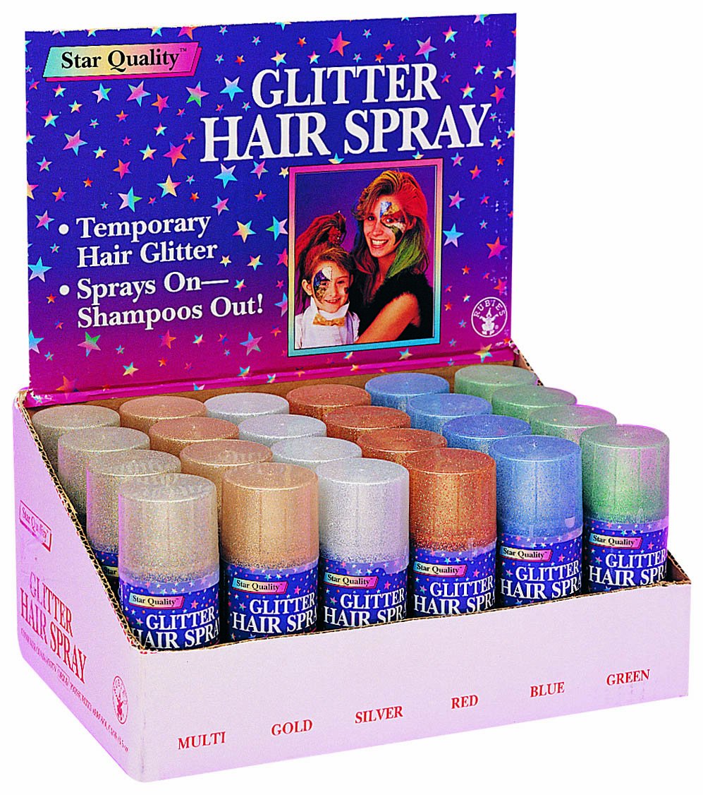 Rubie's Glitter Hairspray, Blue Beauty & Personal Care Rubies