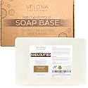 velona 5 LB - Shea Butter - Melt and Pour Soap Base SLS/SLES free | Natural Bars for The Best Result for Soap-Making Beauty & Personal Care velona