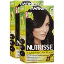 Garnier Nutrisse Nourishing Color Creme Soft Black 20 (Black Tea) Beauty & Personal Care NUTRISSE