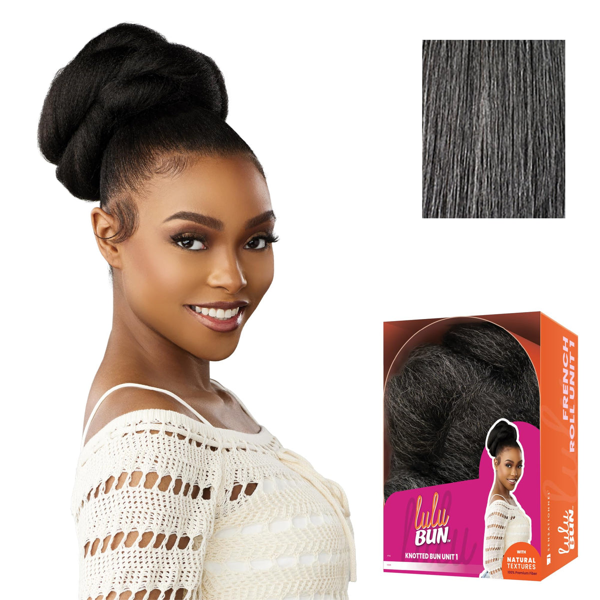Sensationnel Lulubun Updo Hairextensions-Knotted Bun Unit 1,M44