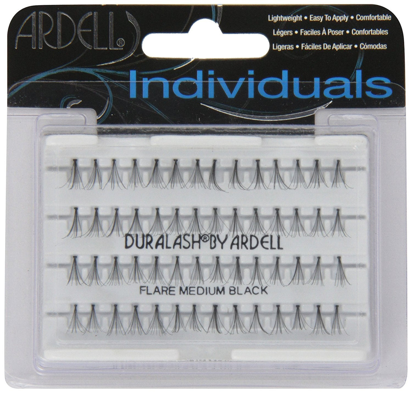 Ardell Duralash Flares, Medium Black, 56 Lashes (Pack of 2) Beauty & Personal Care Ardell