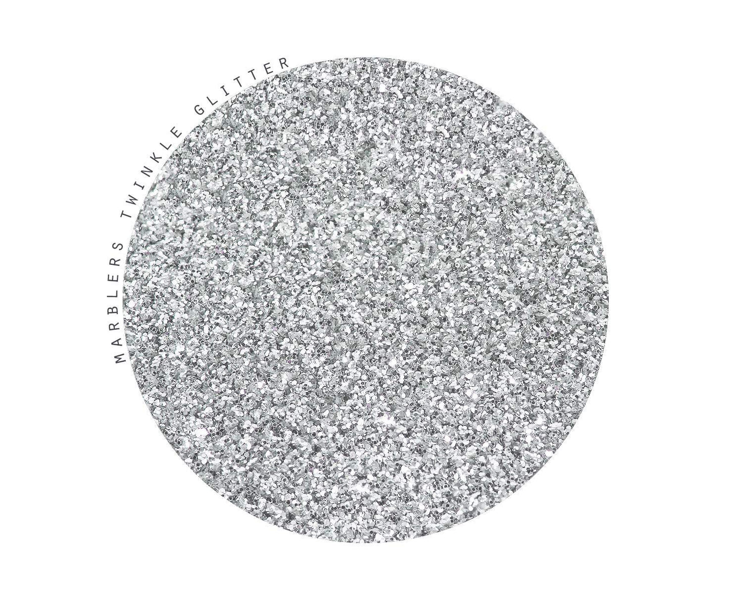 MARBLERS Twinkle Face & Body Glitter [Silver] 0.18oz (5g) | Fine | Non-Toxic | Vegan | Cruelty-Free | Festival, Rave & Party Makeup | Eye, Hair, Nail Beauty & Personal Care MARBLERS