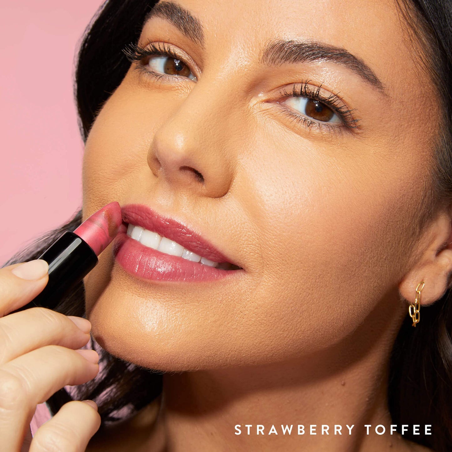 LAURA GELLER NEW YORK Italian Marble Sheer Lipstick - Strawberry Toffee - Hydrating & Lightweight - Vitamin E & Caster Seed Oil - Cream Finish Beauty & Personal Care LAURA GELLER NEW YORK