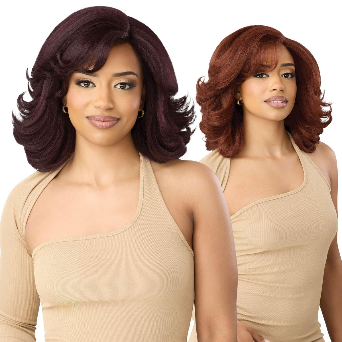 Outre Lace Front Wig - Neesha Soft & Natural - Neesha 213 (DRFF2/BUTTERSCOTCH)