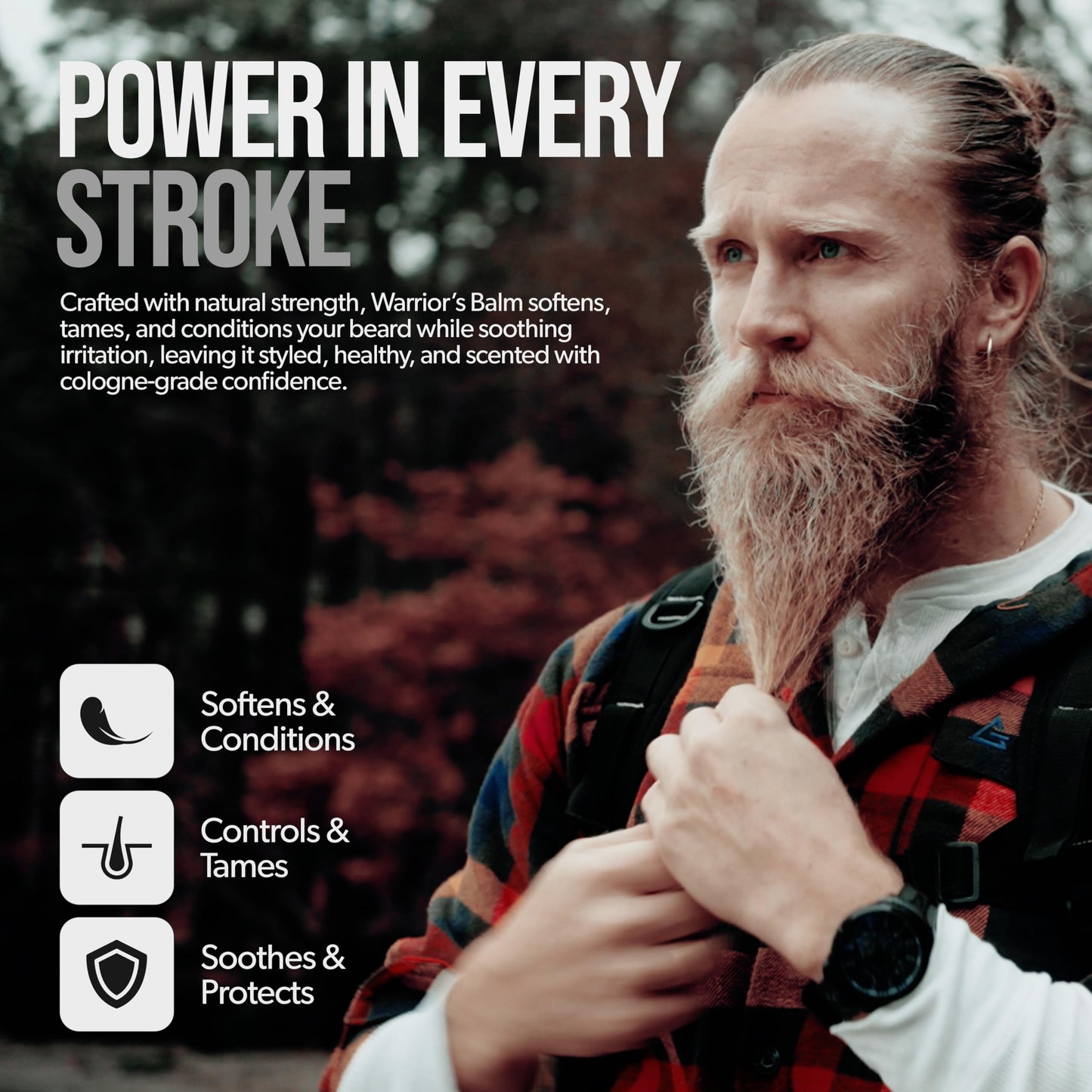 The Beard Struggle Warrior’s Beard Balm - Gold Collection, Asgardian Secret - Non-Greasy Low-Hold Formula, Luxurious Cologne-Grade Fragrances 100% Beauty and Personal Care The Beard Struggle