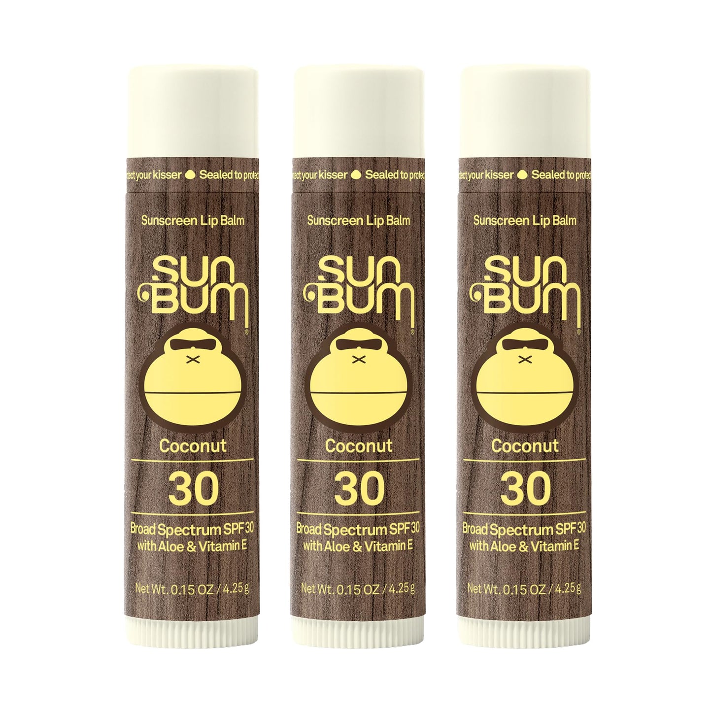 Sun Bum Sun Bum Spf 30 Sunscreen Lip Balm Vegan and Cruelty Free Broad Spectrum Uva/uvb Lip Care With Aloe and Vitamin E for Moisturized Lips Coconut Beauty and Personal Care Sun Bum
