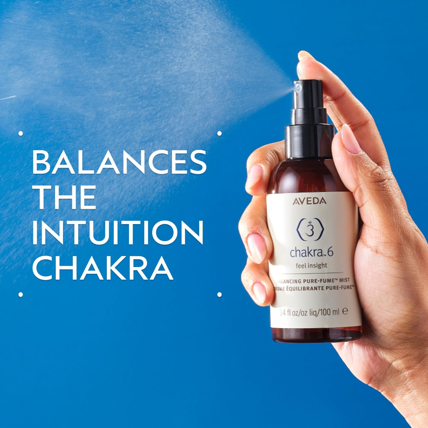 Aveda Chakra 6 Balancing Pure-Fume Mist: Intuition | Body & Room Spray | Balances Intuition Chakra | With Certified Organic Petitgrain, Orange Beauty & Personal Care Aveda