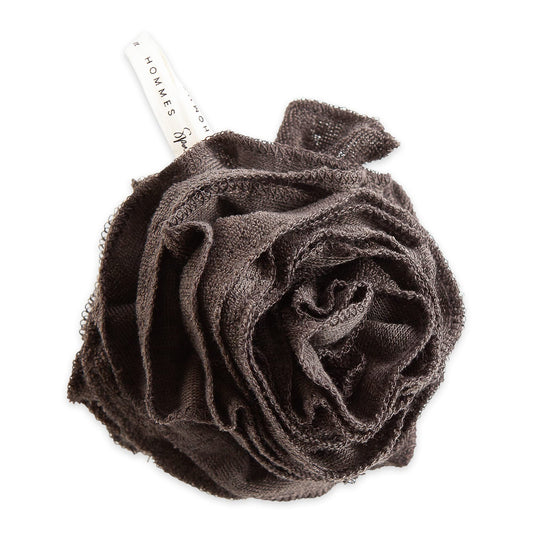 Urbana Spa Prive Men's Bamboo Charcoal Collection, Shower Pouf, Brown (6338) Beauty and Personal Care Urbana