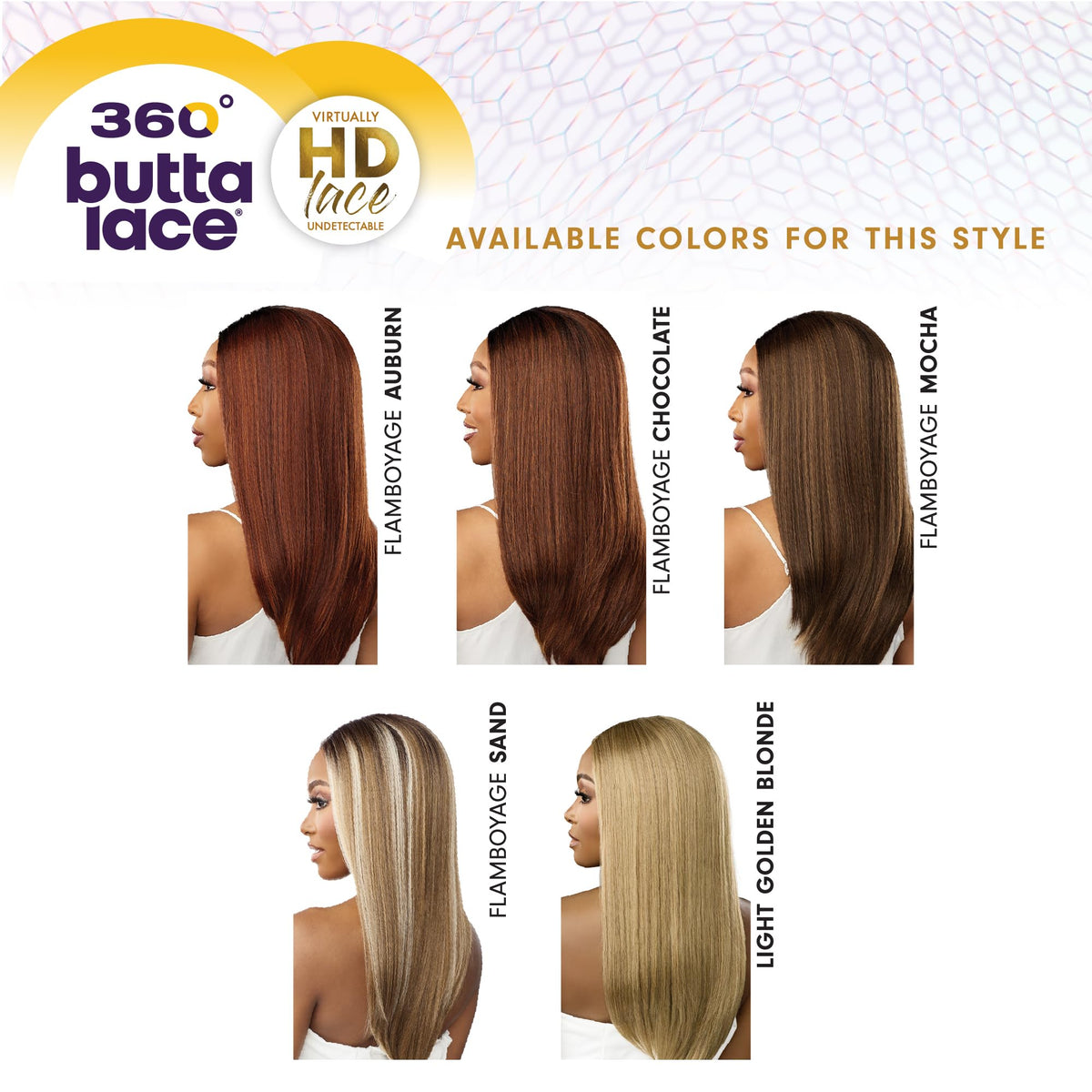 Sensationnel Butta 360 LaceWig-Unit 8, 1B OFFBLACK
