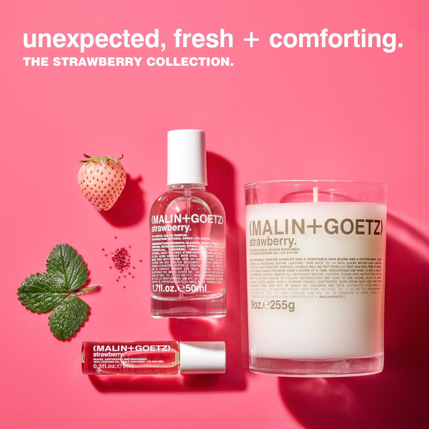MALIN+GOETZ Perfume Oil Strawberry | Concentrated Fragrance in Signature Scents | Travel-Friendly Rollerball | Vegan & Cruelty-Free | 0.2 fl oz Beauty & Personal Care MALIN+GOETZ