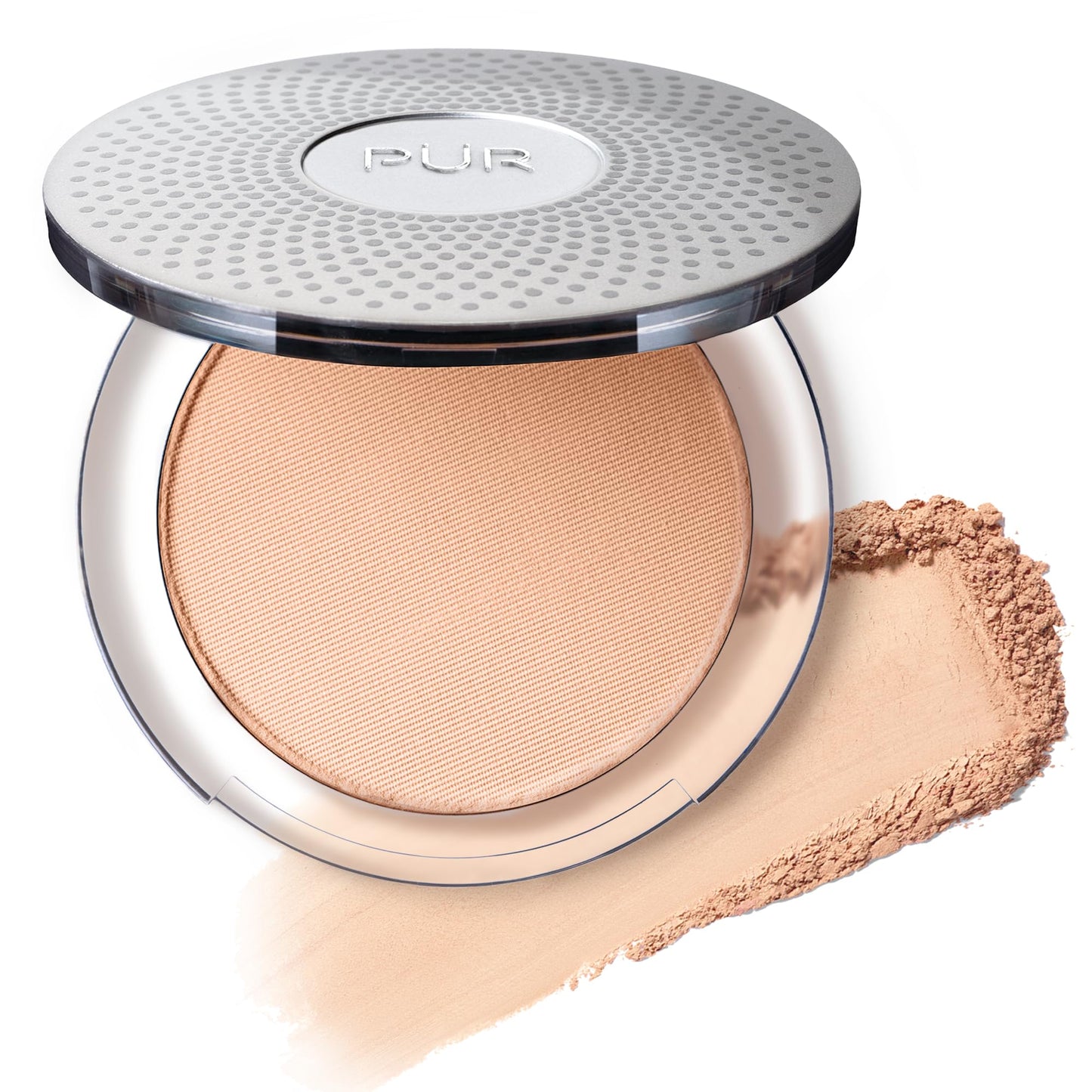 PUR Beauty 4-in-1 Pressed Mineral Makeup Powder Foundation with SPF 15 - Concealer & Finishing Compact Pressed Powder for Face - Buildable Medium Beauty & Personal Care PÜR MINERALS