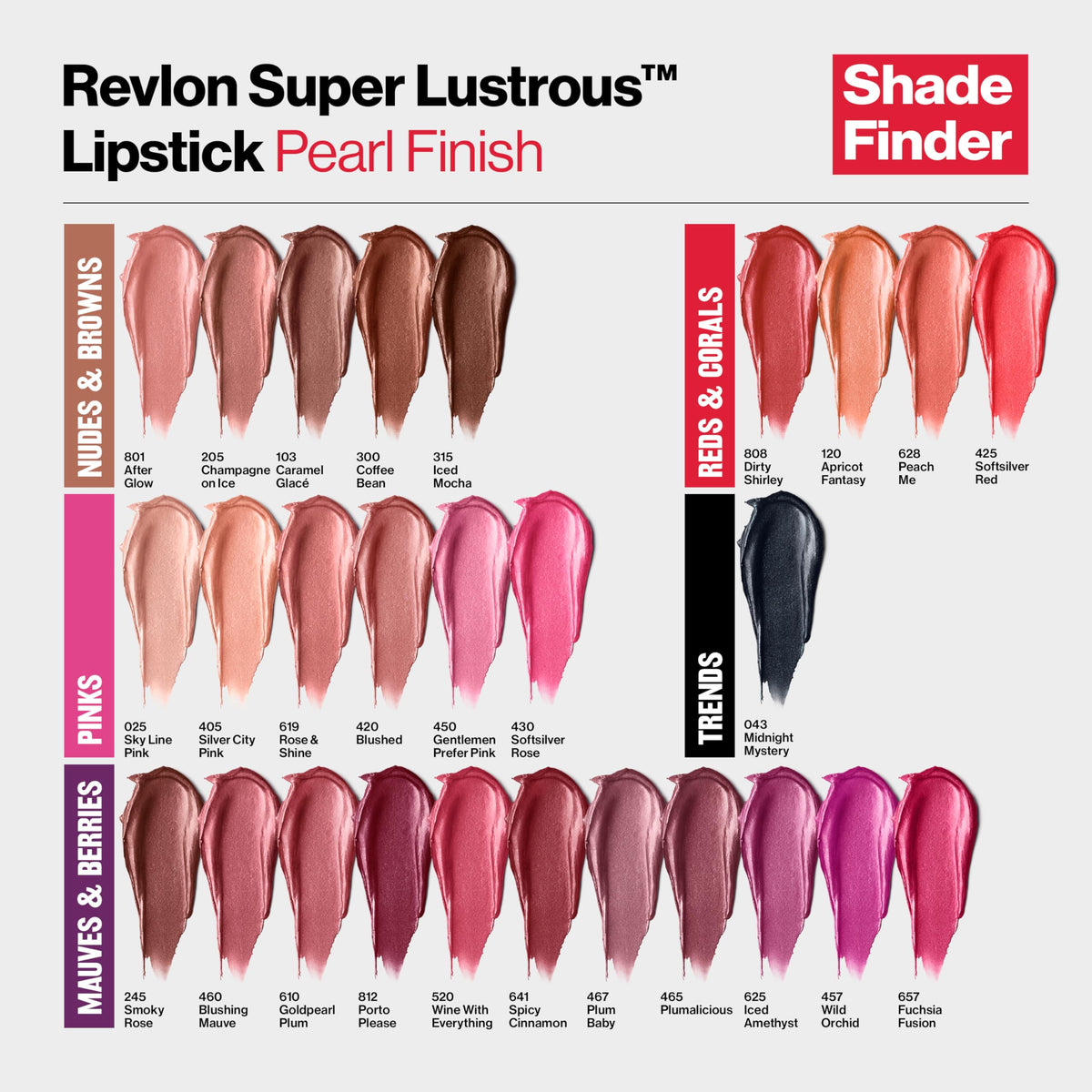 Revlon Super Lustrous Lipstick, Creamy Formula For Soft, Fuller-Looking Lips, Moisturized Feel, 405 Silver City Pink, 0.15 oz Beauty & Personal Care REVLON