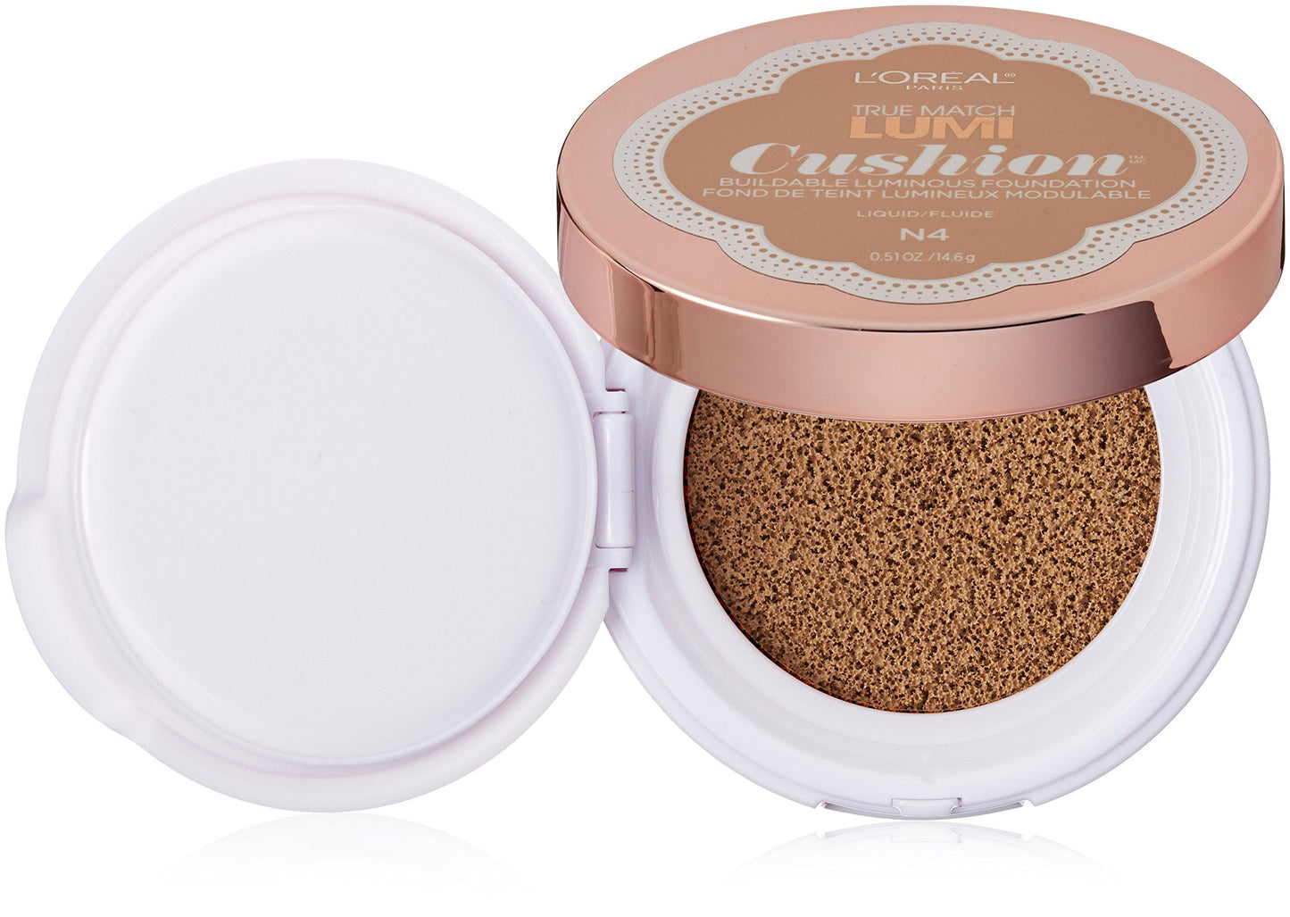 L'Oréal Paris True Match Lumi Cushion Foundation, N4 Buff Beige, 0.51 oz. Beauty & Personal Care L'Oreal Paris