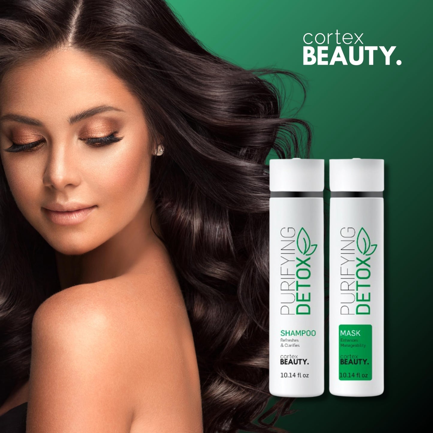 Cortex Beauty Purifying Detox | Detoxifying Shampoo & Mask Bundle | 10.14oz Beauty & Personal Care Cortex International