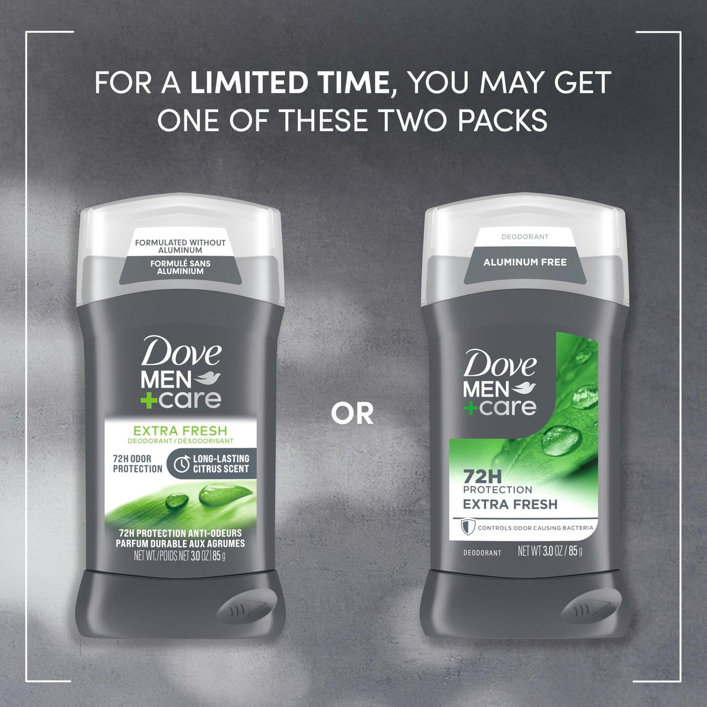 Dove Men+Care Deodorant Stick for Men Aluminum Free Extra Fresh 72-Hour Odor Protection Mens Deodorant with 1/4 Moisturizing Cream 3 oz Beauty and Personal Care DOVE MEN + CARE