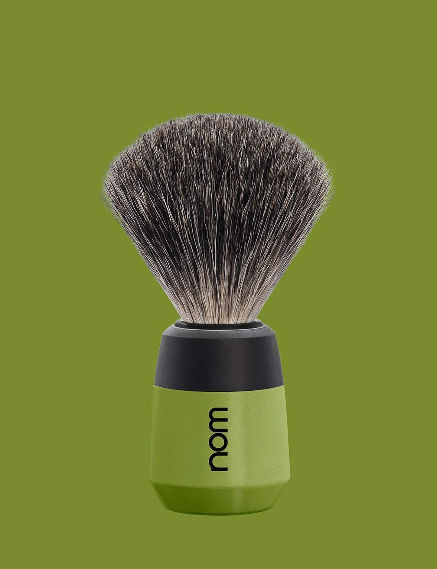 Nom Max Pure Badger Shaving Brush, Olive Beauty and Personal Care nom