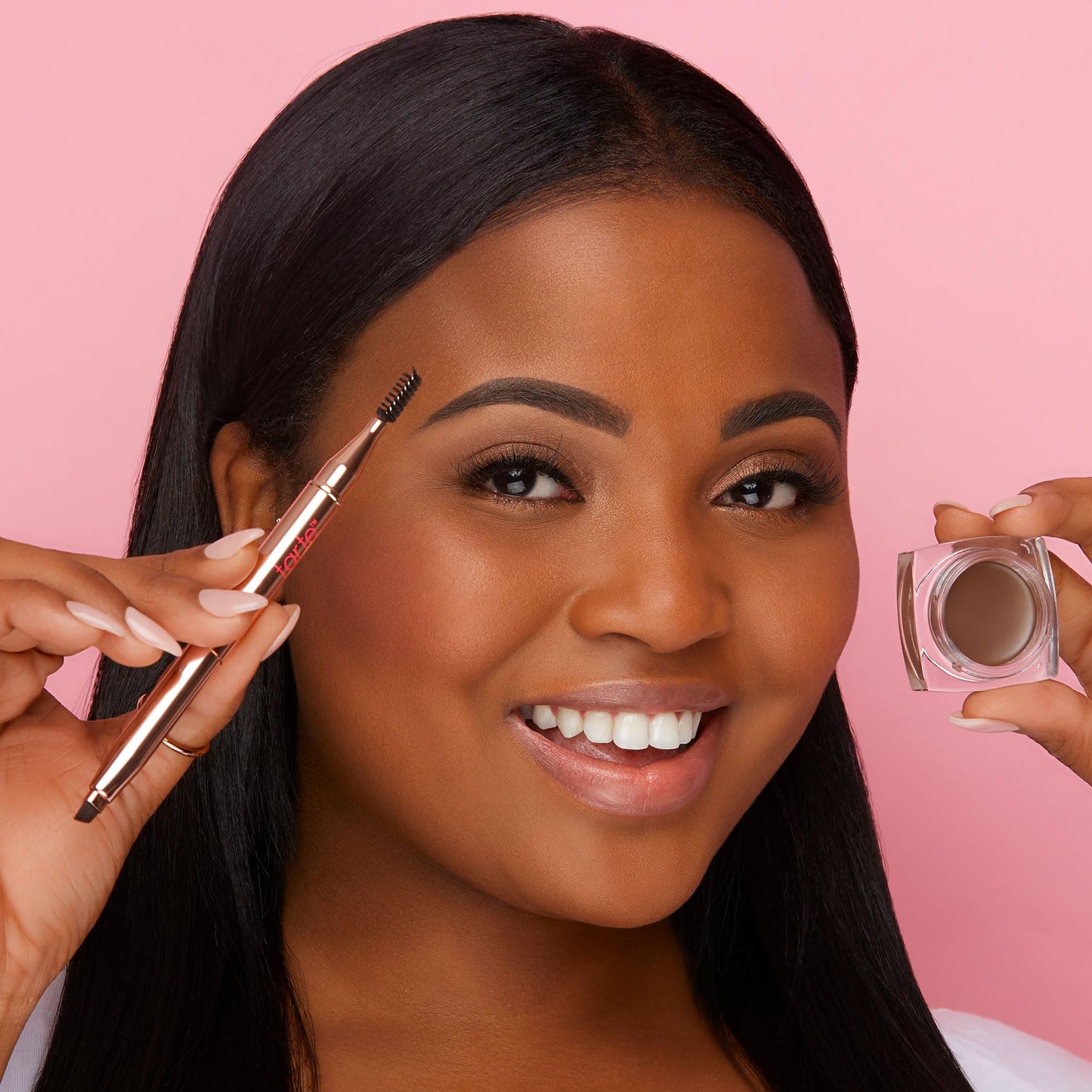 tarte big ego frameworker brow pomade - Creamy Pigmented Eyebrow Gel to Sculpt & Fill with Waterproof, Smudgeproof, Sweatproof Longwear Formula Beauty & Personal Care tarte